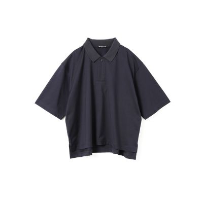 mizuiro ind ジップアップポロシャツ | mizuiro ind (Women