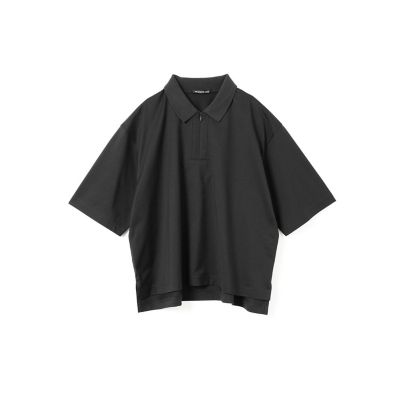 mizuiro ind ジップアップポロシャツ | mizuiro ind (Women