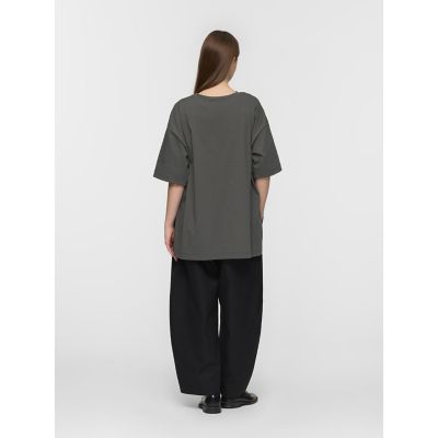 mizuiro ind サイドスリットワイドチュニックTシャツ