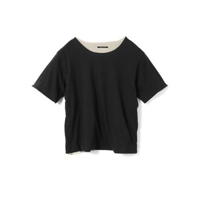 mizuiro ind バイカラーリバーシブルTシャツ | mizuiro ind