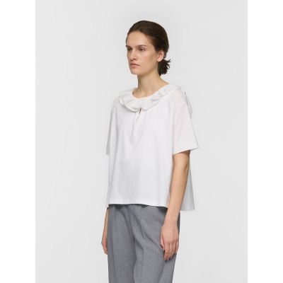 mizuiro ind フリルカラースキッパーTシャツ | mizuiro ind
