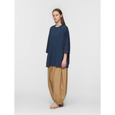 mizuiro ind - mizuiro ind ミズイロインド クルーネックワイドチュニック 日本製 mizuiro ind クルーネックワイドチュニック | mizuiro ind