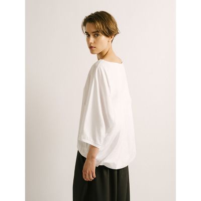 mizuiro ind ボートネックコクーンプルオーバー | mizuiro