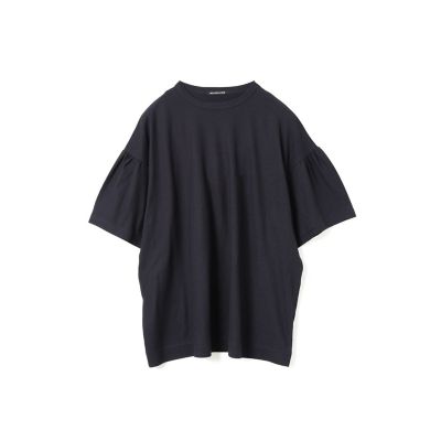 mizuiro ind ギャザースリーブワイドTシャツ | mizuiro ind 