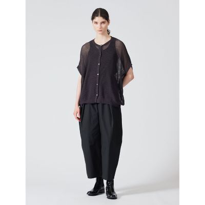 ｍｉｚｕｉｒｏ　ｉｎｄ　メッシュコクーンワイドカーディガン