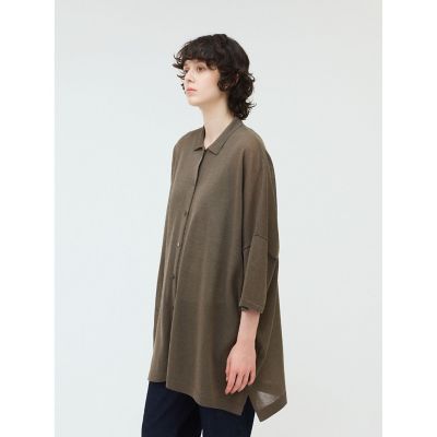 ｍｉｚｕｉｒｏ　ｉｎｄ　ワイドニットシャツ