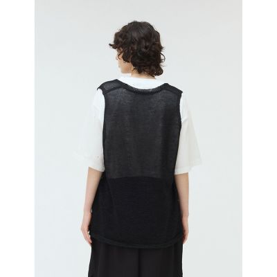 mizuiro ind / ミズイロインド mizuiro ind ワイドVネックベスト mizuiro ind ワイドVネックベスト | mizuiro ind