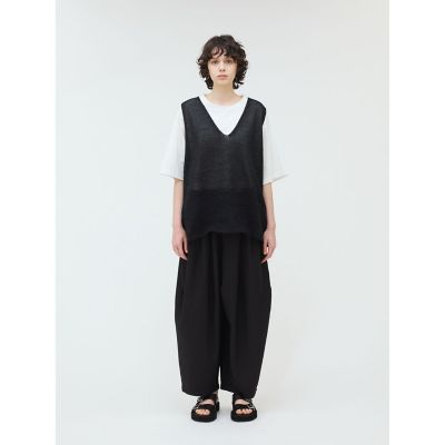 mizuiro ind ワイドVネックベスト　ほぼ未使用 mizuiro ind ワイドVネックベスト | mizuiro ind