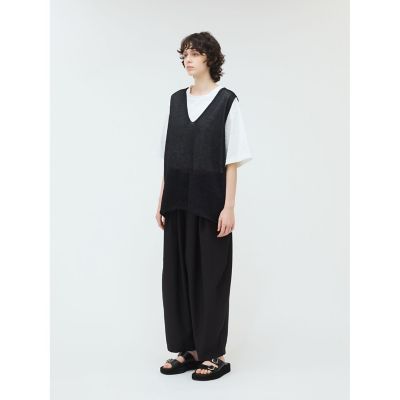 mizuiro ind ワイドVネックベスト | mizuiro ind