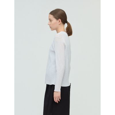 ｍｉｚｕｉｒｏ　ｉｎｄ　クルーネックリブカーディガン