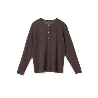 ｍｉｚｕｉｒｏ　ｉｎｄ　クルーネックリブカーディガン