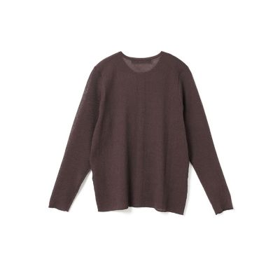 ｍｉｚｕｉｒｏ　ｉｎｄ　クルーネックリブカーディガン