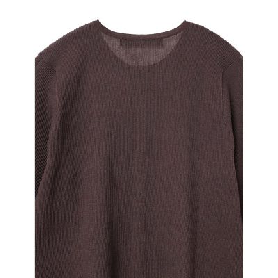 ｍｉｚｕｉｒｏ　ｉｎｄ　クルーネックリブカーディガン
