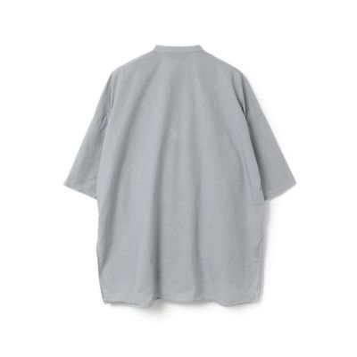 ｍｉｚｕｉｒｏ　ｉｎｄ　スタンドカラーピンタックシャツ