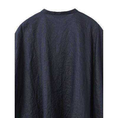 ｍｉｚｕｉｒｏ　ｉｎｄ　リネンスタンドカラーコクーンシャツ