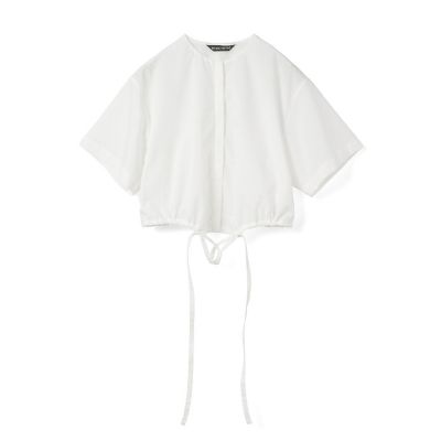 ｍｉｚｕｉｒｏ　ｉｎｄ　ドローストリングシャツ