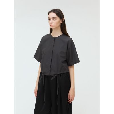 mizuiro ind ドローストリングシャツ | mizuiro ind