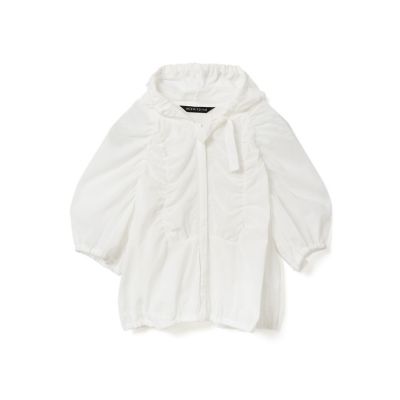 ｍｉｚｕｉｒｏ　ｉｎｄ　ギャザーフード付きシャツ