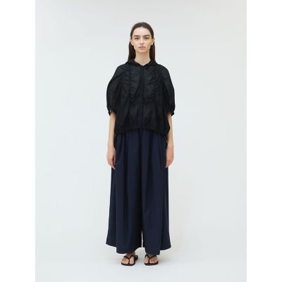 ｍｉｚｕｉｒｏ　ｉｎｄ　ギャザーフード付きシャツ