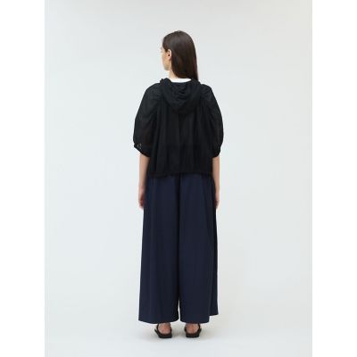 ｍｉｚｕｉｒｏ　ｉｎｄ　ギャザーフード付きシャツ