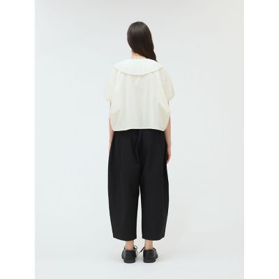 ｍｉｚｕｉｒｏ　ｉｎｄ　プリーツカラーシャツ