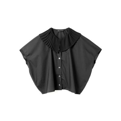 ｍｉｚｕｉｒｏ　ｉｎｄ　プリーツカラーシャツ