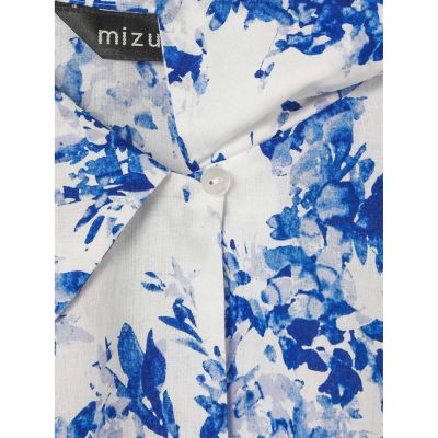 ｍｉｚｕｉｒｏ　ｉｎｄ　フラワープリントハーフスリーブシャツ
