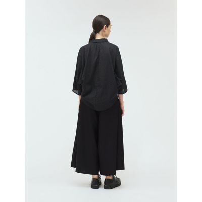 mizuiro ind ドットギャザードルマンシャツ | mizuiro