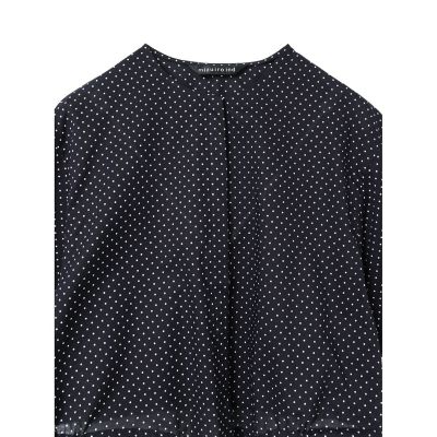 ｍｉｚｕｉｒｏ　ｉｎｄ　ドットドローストリングシャツ