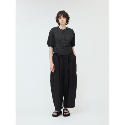 ｍｉｚｕｉｒｏ　ｉｎｄ　ドットドローストリングシャツ