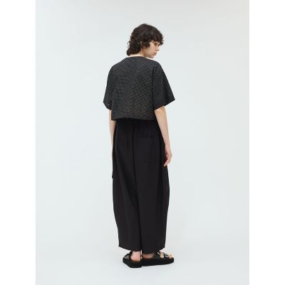 ｍｉｚｕｉｒｏ　ｉｎｄ　ドットドローストリングシャツ