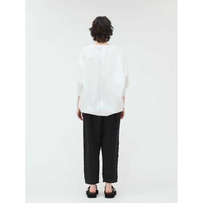ｍｉｚｕｉｒｏ　ｉｎｄ　ボートネックコクーンプルオーバー