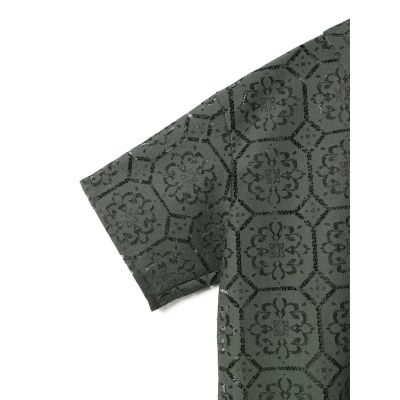 ミズイロインド mizuiroind タイルレースシャツ mizuiro ind(ミズイロインド)のタイルレースシャツ通販 | 集英社