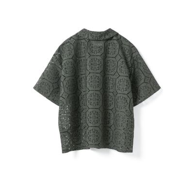 新作　mizuiroind ミズイロインド タイルレースシャツ　新品　値下げ不可 楽天市場】mizuiro ind（ミズイロインド）/tile lace shirt