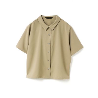 ｍｉｚｕｉｒｏ　ｉｎｄ　ポプリンハーフスリーブシャツ