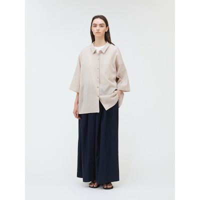 ｍｉｚｕｉｒｏ　ｉｎｄ　リップルワイドシャツ