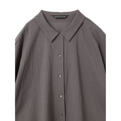 ｍｉｚｕｉｒｏ　ｉｎｄ　リップルワイドシャツ