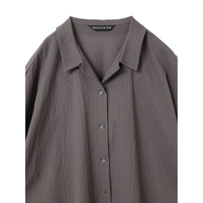 ｍｉｚｕｉｒｏ　ｉｎｄ　リップルワイドシャツ