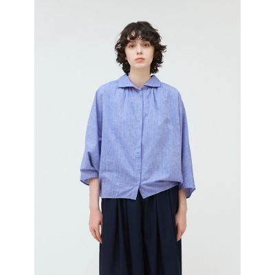 mizuiro ind (Women)/ミズイロインド ｍｉｚｕｉｒｏ　ｉｎｄ　ギャザードルマンシャツ