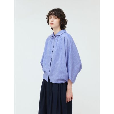 ｍｉｚｕｉｒｏ　ｉｎｄ　ギャザードルマンシャツ