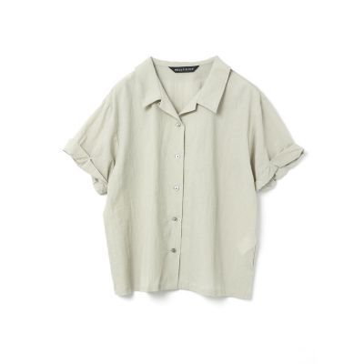 ｍｉｚｕｉｒｏ　ｉｎｄ　ロールアップスリーブシャツ