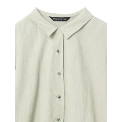 ｍｉｚｕｉｒｏ　ｉｎｄ　ロールアップスリーブシャツ