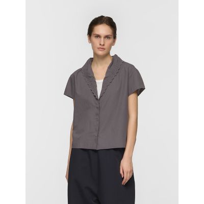 mizuiro ind レースカラーシャツ | mizuiro ind (Women
