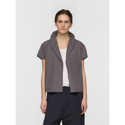 mizuiro ind レースカラーシャツ | mizuiro ind (Women