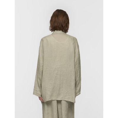 mizuiro ind リネンワイドシャツジャケット | mizuiro ind