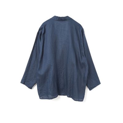mizuiro ind リネンワイドシャツジャケット | mizuiro ind