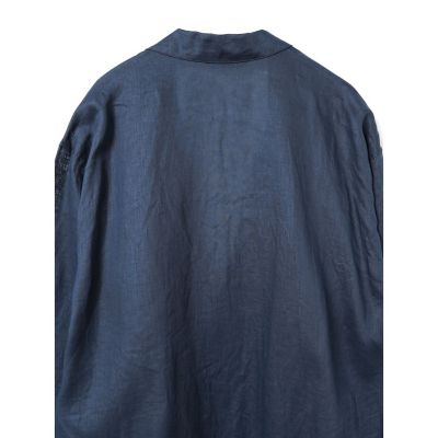 mizuiro ind リネンワイドシャツジャケット | mizuiro ind 