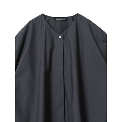 mizuiro ind Vネックワイドチュニックシャツ | mizuiro ind