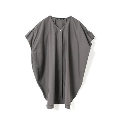 mizuiro ind Vネックワイドチュニックシャツ | mizuiro ind 