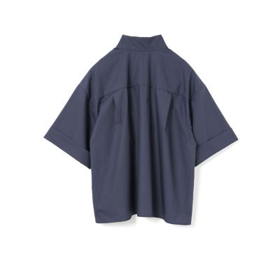 mizuiro ind オブロングカラープルオーバーシャツ | mizuiro